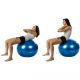 Minge de gimnastică MOVIT cu pompă, 75 cm, roșie
