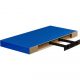 Raft de perete stilist Volato, 100 cm, albastru
