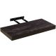 Raft de perete stilist Volato, 40 cm, lemn închis la culoare