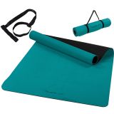 Yoga saltea de fitness 190 × 100 x 0,6 cm verde inchis