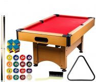 Masă de biliard 6 ft GamesPlanet, roșu