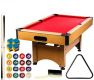 Masă de biliard 6 ft GamesPlanet, roșu