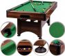 Masă de biliard 6 ft GamesPlanet, negru/verde