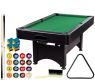 Masă de biliard 6 ft GamesPlanet, negru/verde