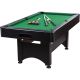 Masă de biliard 6 ft GamesPlanet, negru/verde