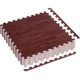 MOVIT Set de covorașe de protecție, lemn închis, 3 m²