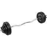 Movit Set de haltere pentru două mâini, 120 cm, 65,5 kg