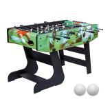 Masa de fotbal Liverpool 141 x 125 x 89 cm, imprimare verde