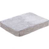 Pat pentru animale Petstuff, 72x50 cm, gri deschis, antiderp