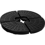 STILISTA Suport umbrelă, 48 x 48 x 7,5 cm, negru