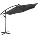 STILISTA umbrelă de grădină LED cu mâner, 350 cm, antracit
