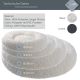 Pat rotund moale pentru câini și pisici, 60 cm, lavabil, ant