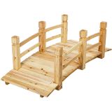 Pod de grădină din lemn, 150 x 67 x 55 cm, capacitate de înc