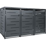 STILISTA Dulap pentru containere 201 x 80 x 116 cm, antracit