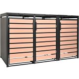 STILISTA Dulap pentru 3 containere, 201 x 80 x 116 cm