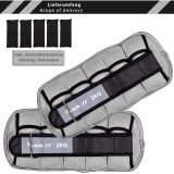 MOVIT Manșete cu greutati reflectorizante din neopren, 2 x 2