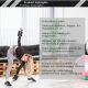 Manșete fitness reglabile MOVIT, 2x1kg, roz, neopren, cu sac