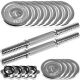 Set de gantere cromate 15 kg