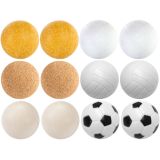 Set de 12 mingi pentru fotbal de masă-diverse material,35 mm