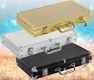 Set complet poker cu jetoane holografice și valiză aluminiu