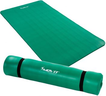Covor de yoga MOVIT , 190 x 100 x 1,5 cm verde