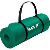 Covor de yoga MOVIT , 190 x 60 x 1,5 cm - verde