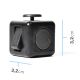 Anti-stres cub Fidget, 32 mm negru