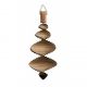Spiral de vânt din lemn T - 40 cm