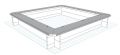 Baza de sub sandpit , 130 x 130 cm
