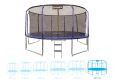 Trambulină Marimex cu protecție interioară a plasei, 457 cm