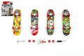 Skateboard pentru deget de plastic 10cm cu accesorii