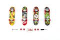 Skateboard pentru deget de plastic 10cm cu accesorii