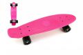 Skateboard - pennyboard 60cm - roz, roți negre