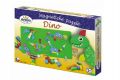 Puzzle magnetic Dinozauri in cutie 33x23x3,5cm