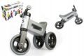 Bicicleta fara pedale Gri FUNNY WHEELS 2in1 scaun reglabil