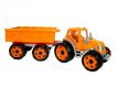 Tractor cu remorcare din plastic 53cm