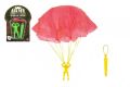 Figurină parașutist cu parașuta zburand 9cm 2 culori