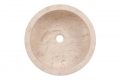 Lavoar din piatră naturală Mirus 509 de blat Ø40 Cream
