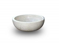 Lavoar din piatră Gemma 501 marmură lustruită Ø40 cm Cremă