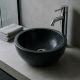 Lavoar din piatră Gemma 501 marmură lustruită Ø45cm Negru