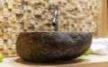 Lavoar din piatră naturală de râu Lavabo Cut - mic