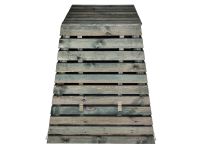 Compostor ecologic din lemn 800L, formă piramidală, fabricat