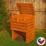 Composter din lemn de grădină - 400l