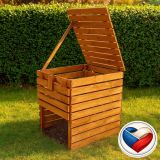 Composter de grădină din lemn - 800l