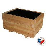 Jardinieră din lemn masiv Grande Flor 62x46x35 cm