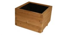 Ghiveci de flori din lemn Flor THERMOWOOD - 37 x 37 x 31 cm