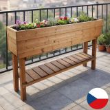 Jardinieră cu picioare înalte, 124 x 26 x 87 cm