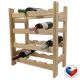 Raft de vin din lemn pentru 16 sticle