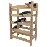 Raft de vin din lemn pentru 20 de sticle