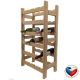 Raft de vin din lemn pentru 24 de sticle